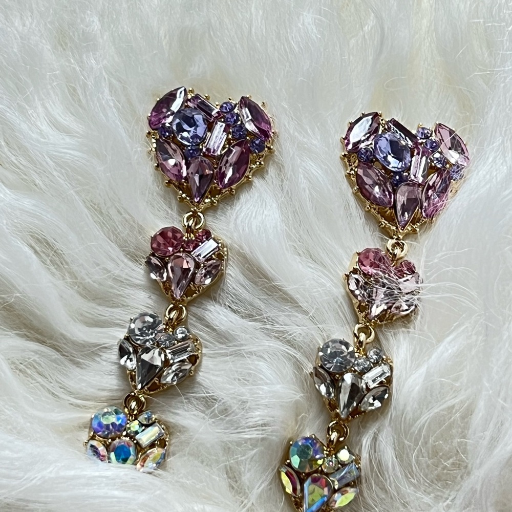 Heart shaped earings